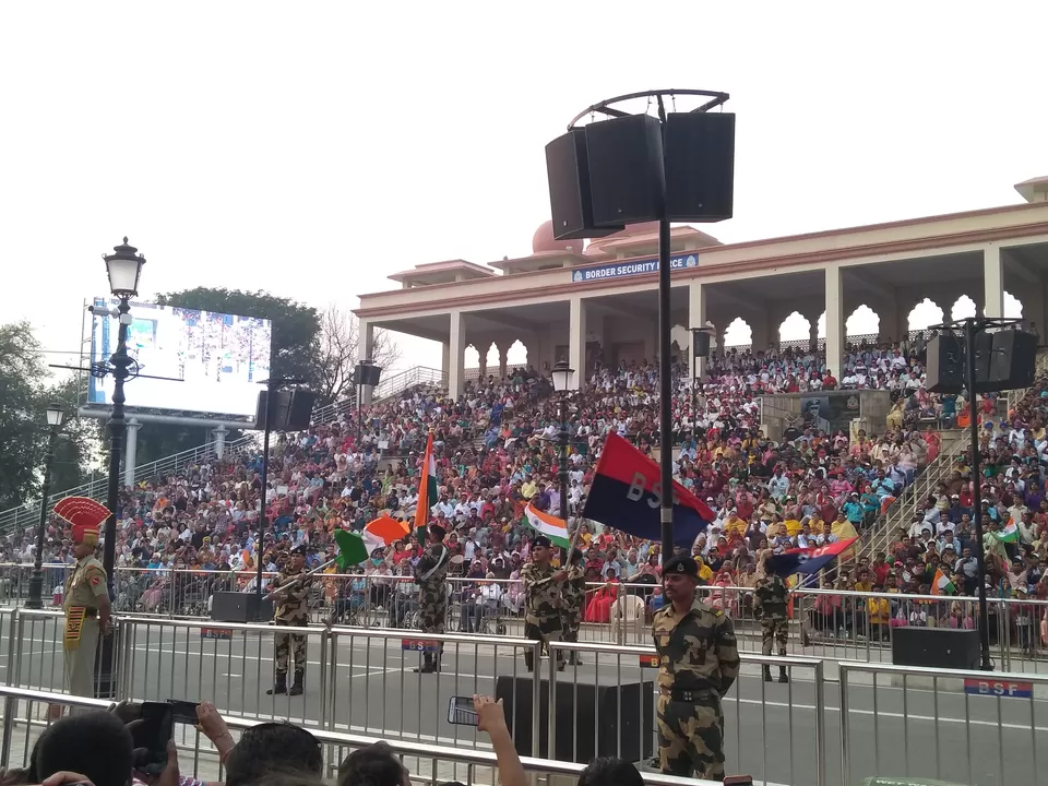 Photo of India-Pakistan Wagah Border Stadium 1, Wagah, Hardo Rattan, Punjab, India by RaChana