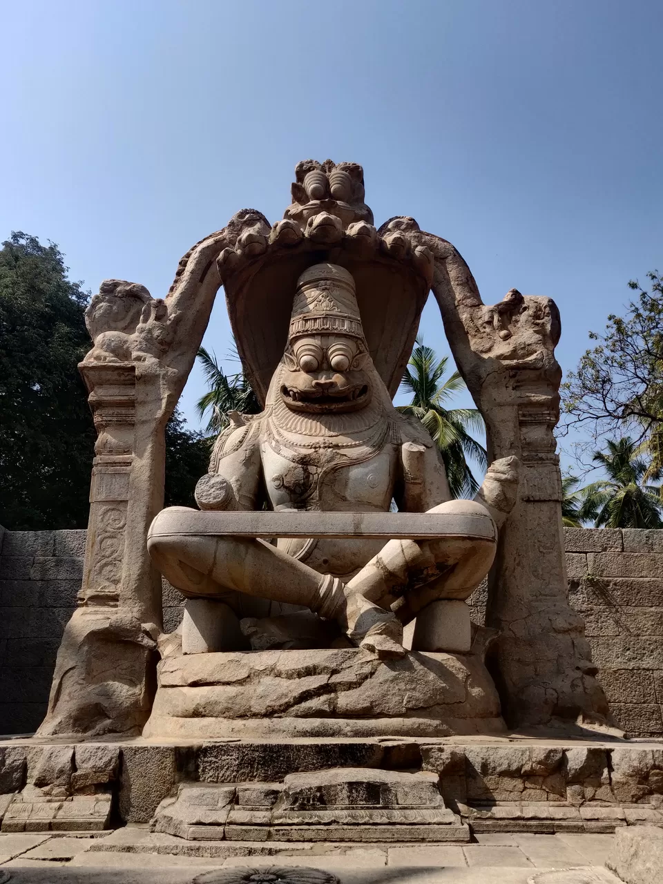 Photo of Narasimha Shrine, Hampi, Karnataka, India by Nisha