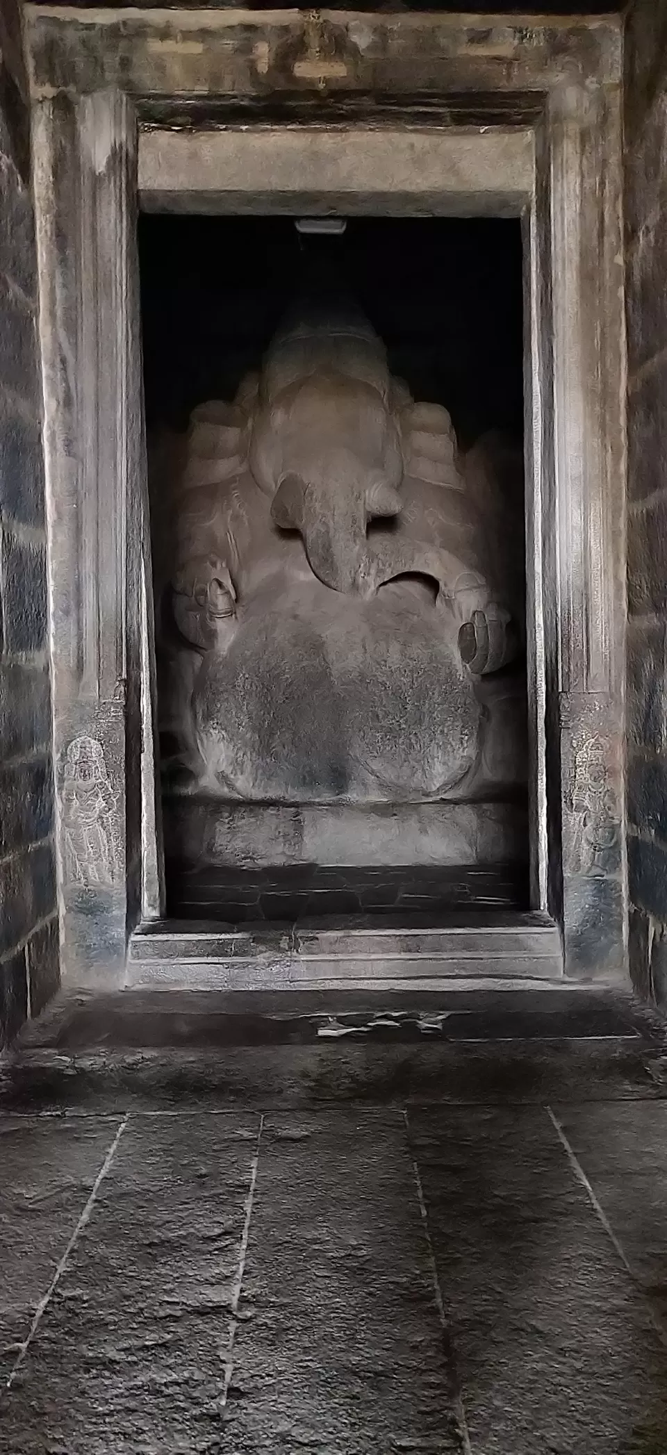 Photo of Kadalekalu Ganesha, Hampi, Karnataka, India by Nisha