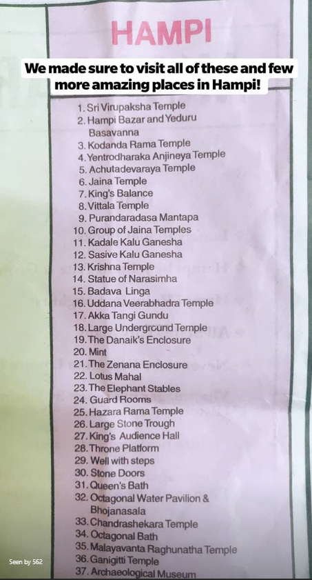 Photo of Hampi, Karnataka, India by Nisha