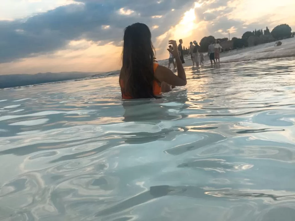 Photo of Travertines of Pamukkale (thermal pools), Pamukkale/Denizli, Turkey by Charmi Patel