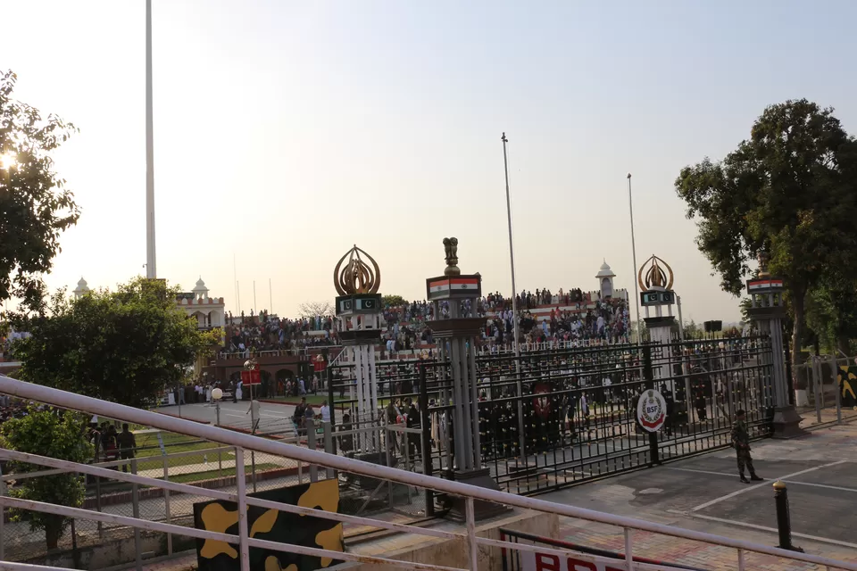 Photo of india Wagah Border Stadium 1, Wagah, Hardo Rattan, Punjab, India by Dharmveer Singh Deol