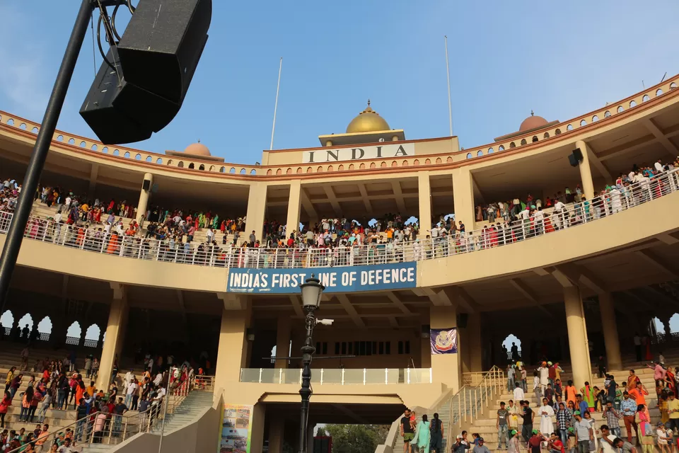 Photo of india Wagah Border Stadium 1, Wagah, Hardo Rattan, Punjab, India by Dharmveer Singh Deol