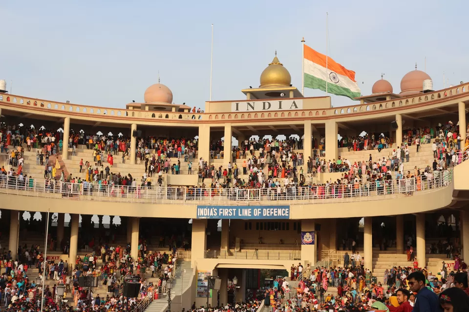 Photo of india Wagah Border Stadium 1, Wagah, Hardo Rattan, Punjab, India by Dharmveer Singh Deol