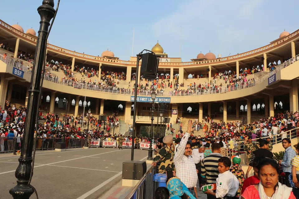 Photo of india Wagah Border Stadium 1, Wagah, Hardo Rattan, Punjab, India by Dharmveer Singh Deol