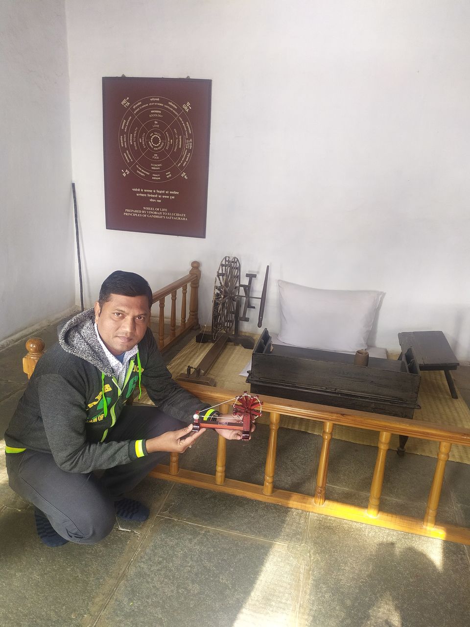 Photo of साबरमती आश्रम और गुजरात विद्यापीठ विश्वविद्यालय में एक विशेष व्यक्तित्व से मुलाकात by Kapil Kumar