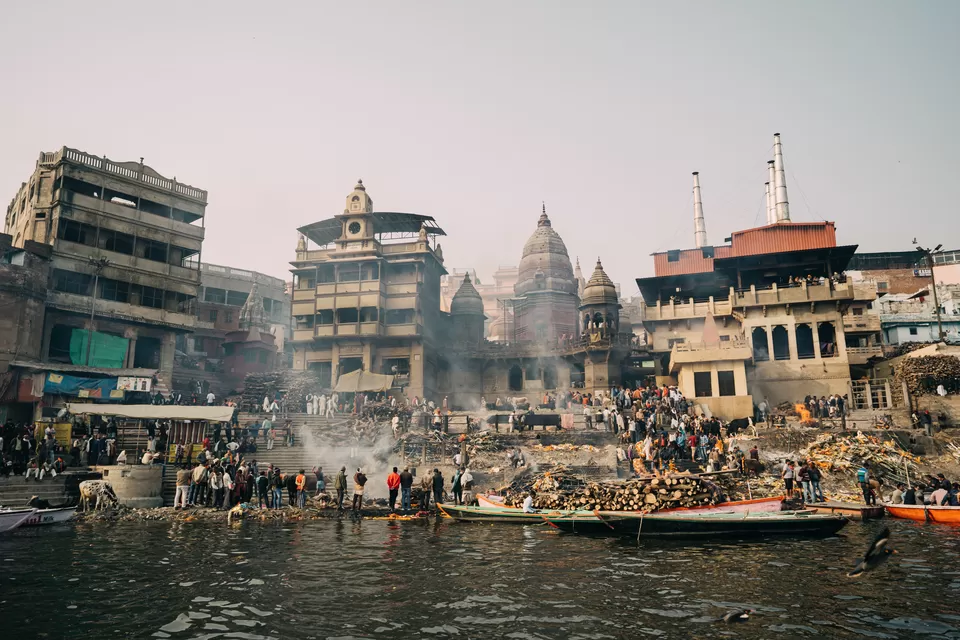 Photo of Manikarnika Ghat, Jugul Tola, Ghats of varanasi, Lahori Tola, Varanasi, Uttar Pradesh, India by Maharshi Patel