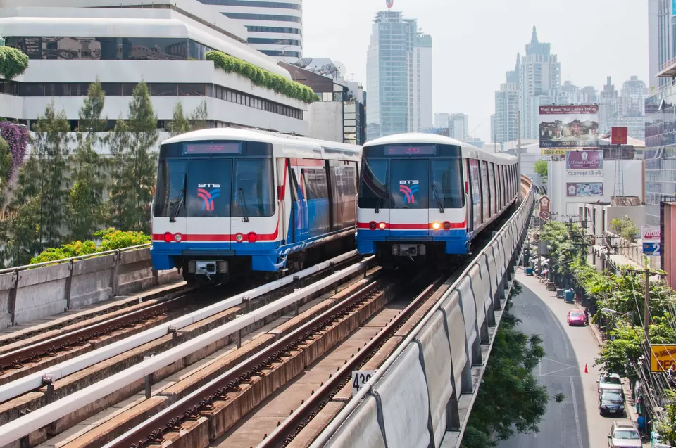 Photo of BTS Skytrain, BTS Skytrain, Krung Thep Maha Nakhon, Thailand by Shreya Banerjee