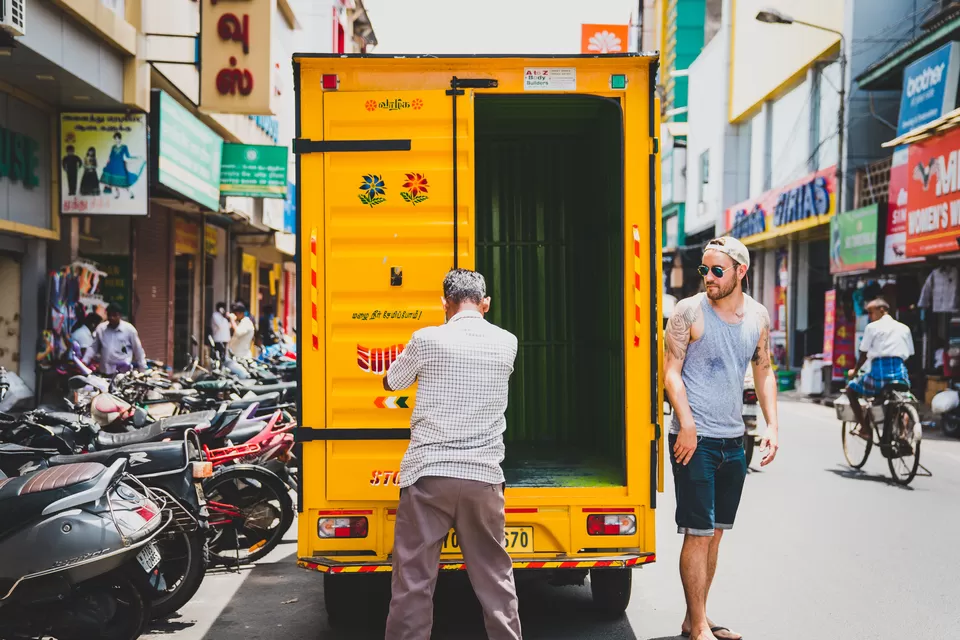 Photo of Mission Street, MG Road Area, Puducherry, India by Ashwin Kumar K S