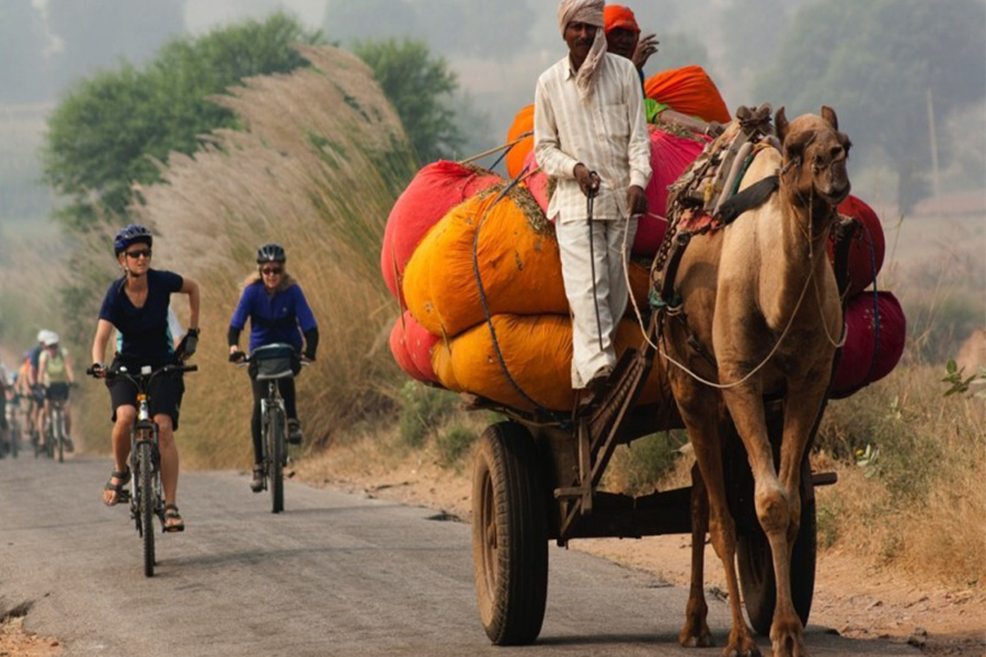 cycling trips india