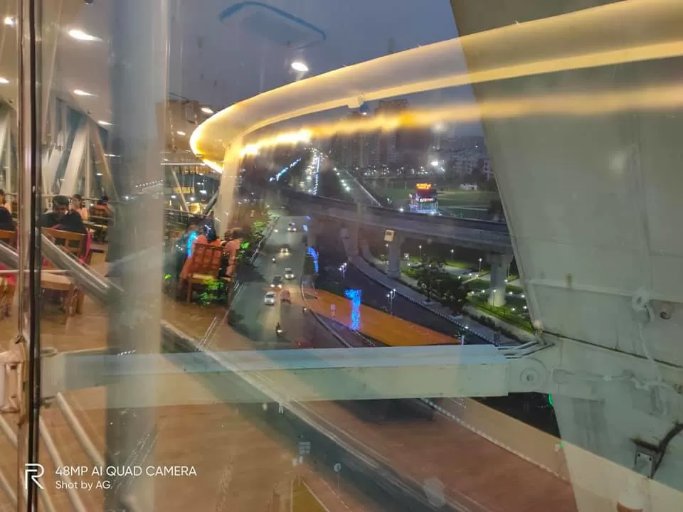 Photo of New Bride of kolkata-Biswa Bangla Gate#Cityofjoy#Citylight#HappyDiwali#Hangingrestaurant by Abhishek Ganguly...MyTravel Box