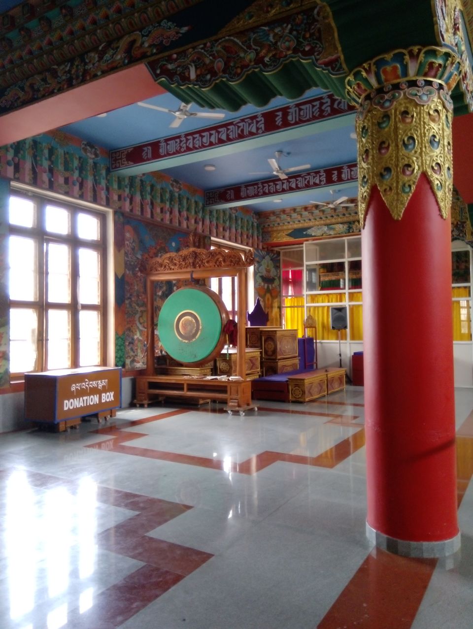 Photo of Namdroling Monastery Golden Temple, Bylakuppe, Karnataka, India by Sandhya Gawde