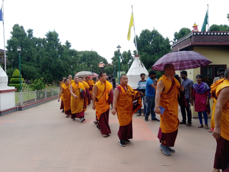Photo of Namdroling Monastery Golden Temple, Bylakuppe, Karnataka, India by Sandhya Gawde