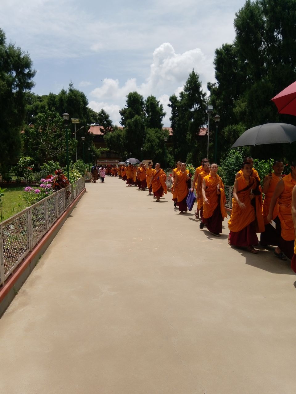 Photo of Namdroling Monastery Golden Temple, Bylakuppe, Karnataka, India by Sandhya Gawde