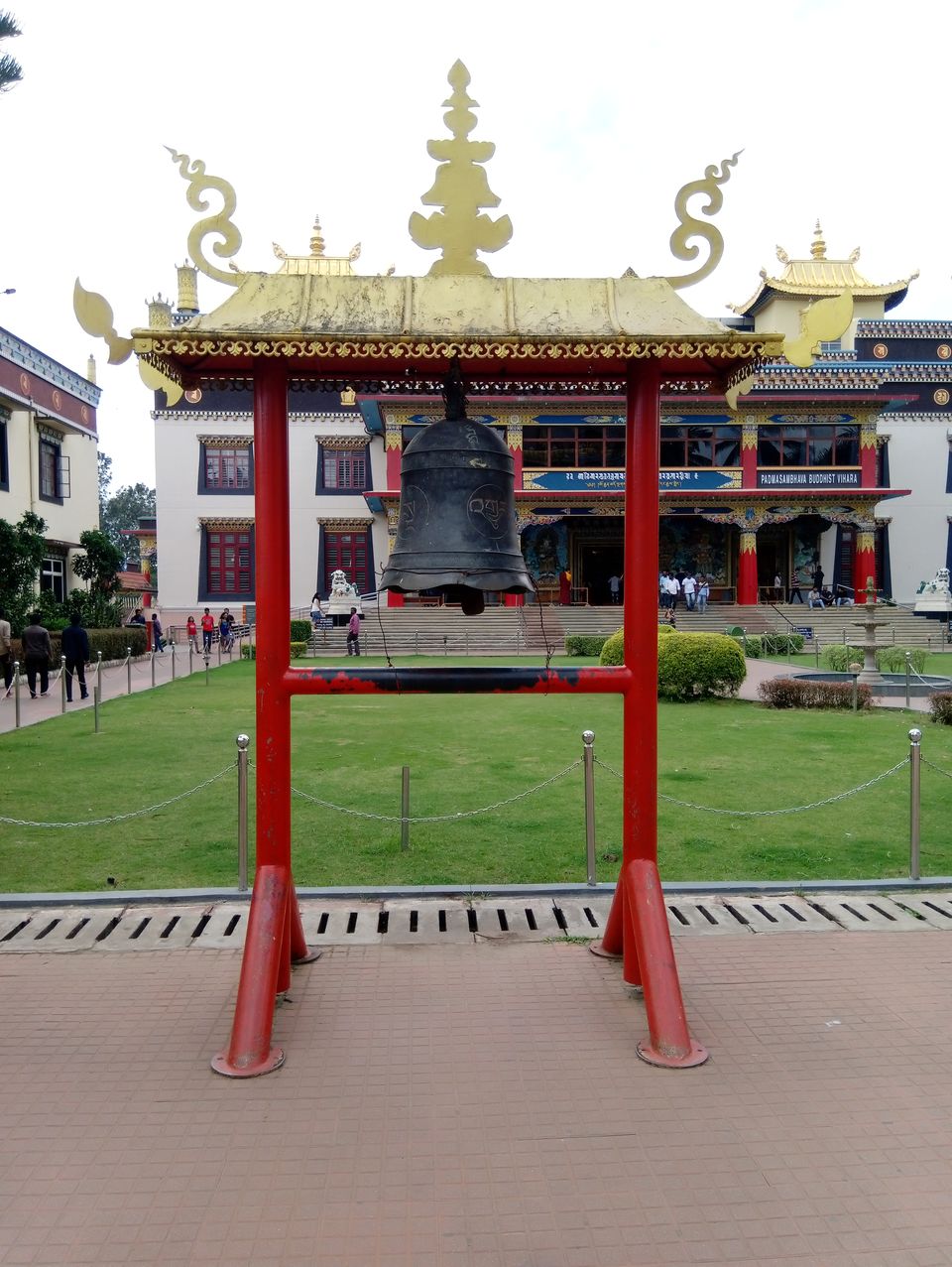 Photo of Namdroling Monastery Golden Temple, Bylakuppe, Karnataka, India by Sandhya Gawde