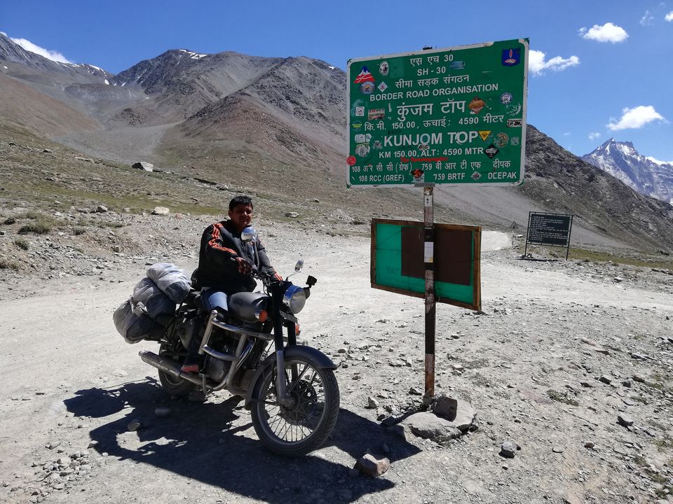 Photo of Kunzum Pass, Dhar Thachakarpo, Himachal Pradesh by Anil Kumar