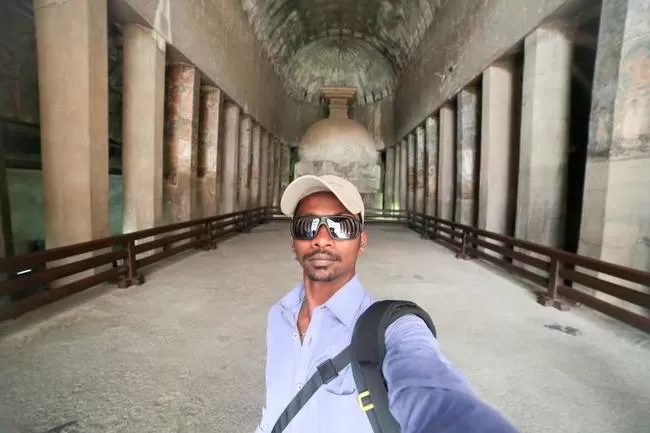 Photo of Ajanta caves, Thana, Maharashtra, India by Raghu Varun Dev Tanna