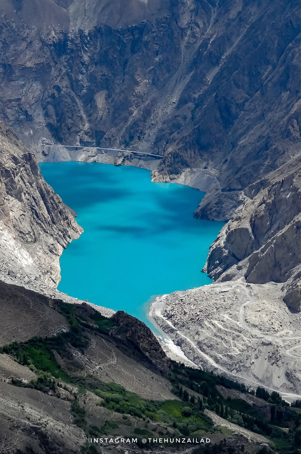 Photo of Attabad Lake Hunza, Gilgit-Baltistan; "The tale of disaster, misery and beauty." by The Hunzai Lad