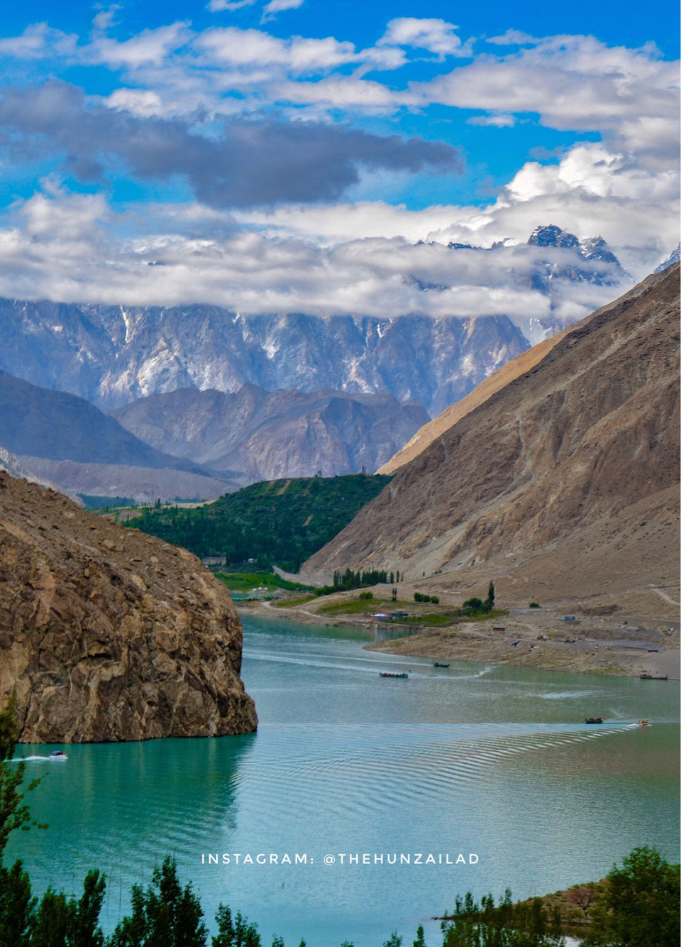Photo of Attabad Lake Hunza, Gilgit-Baltistan; "The tale of disaster, misery and beauty." by The Hunzai Lad
