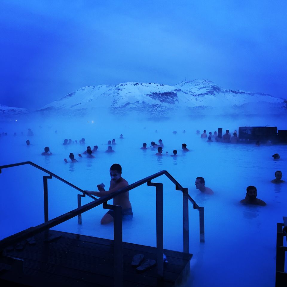 Photo of Blue Lagoon Amidst Snow & Mountains 6/6 by Aanchal Karnwal
