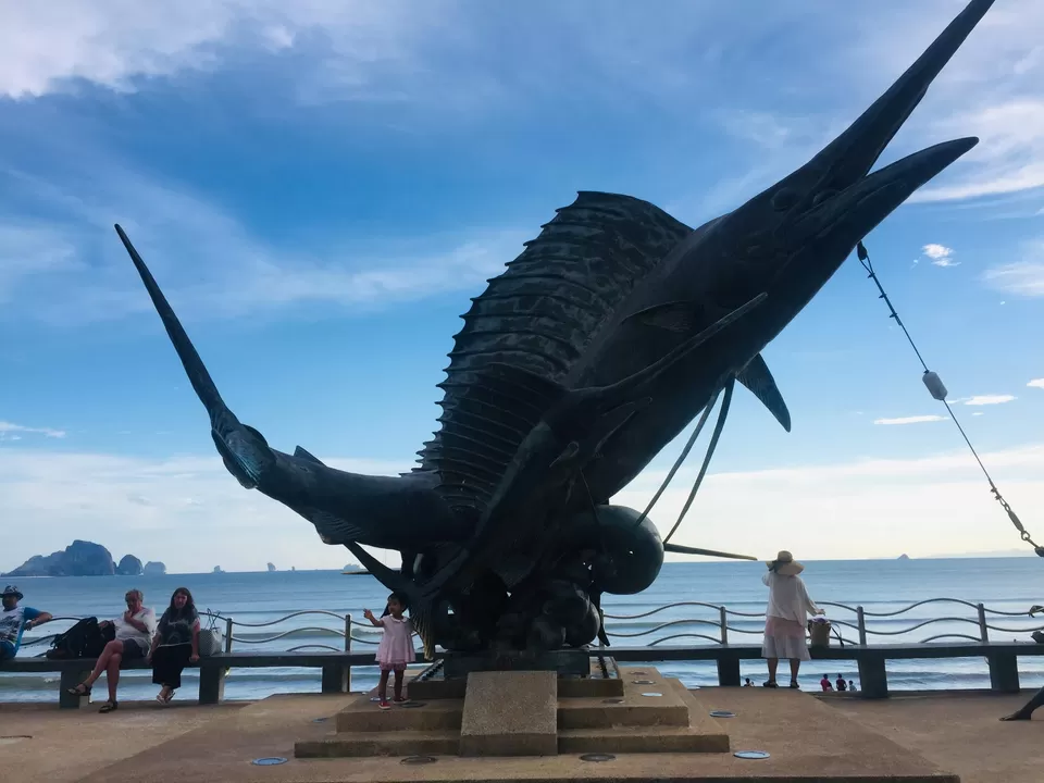 Photo of Swordfish sculpture, Ao Nang, Mueang Krabi District, Krabi, Thailand by Satvik Sinha