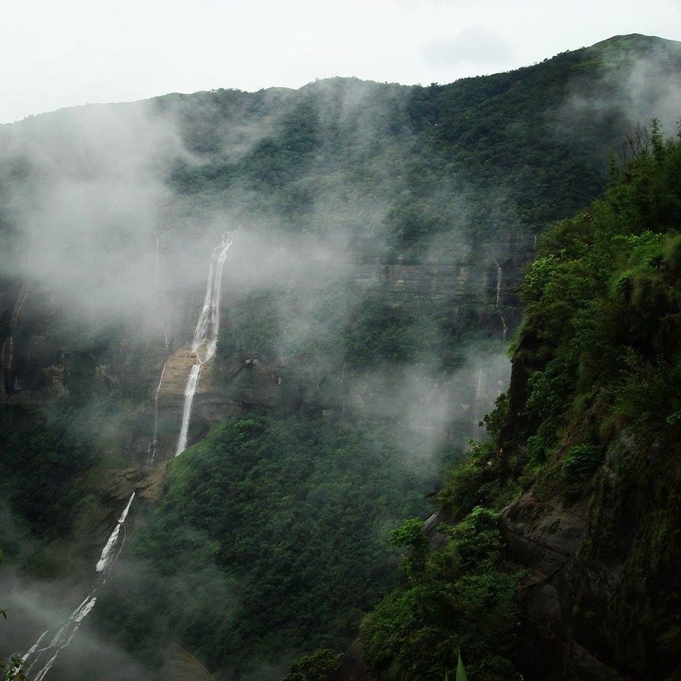 Photo of Seven Sisters Falls, Cherrapunji, Meghalaya, India by Radhika Murthy