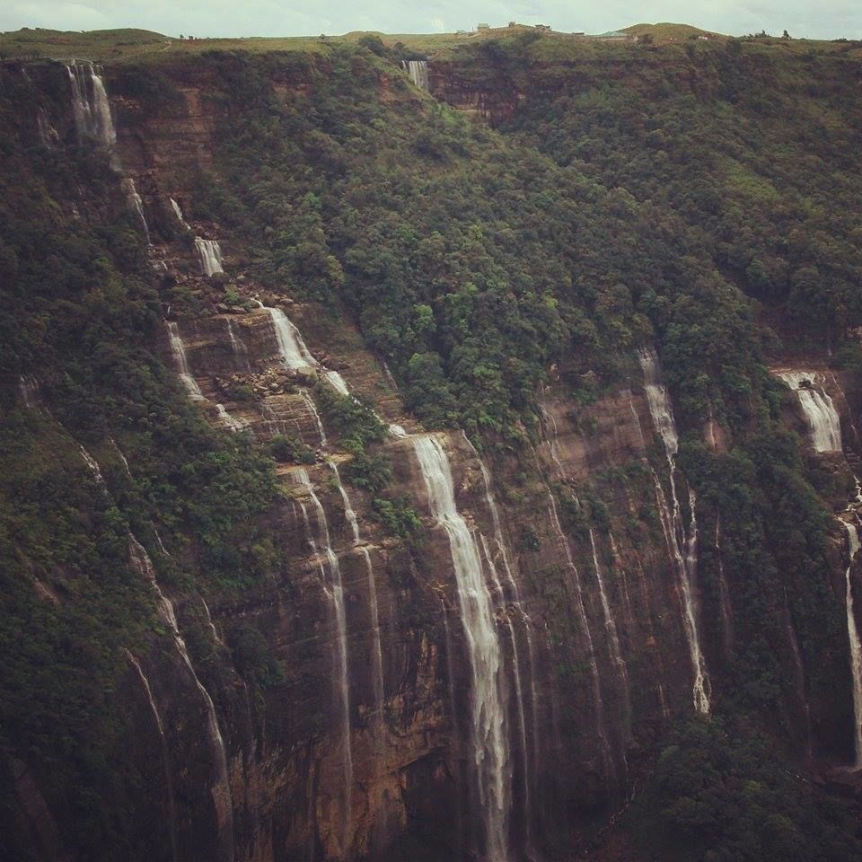 Photo of Seven Sisters Falls, Cherrapunji, Meghalaya, India by Radhika Murthy
