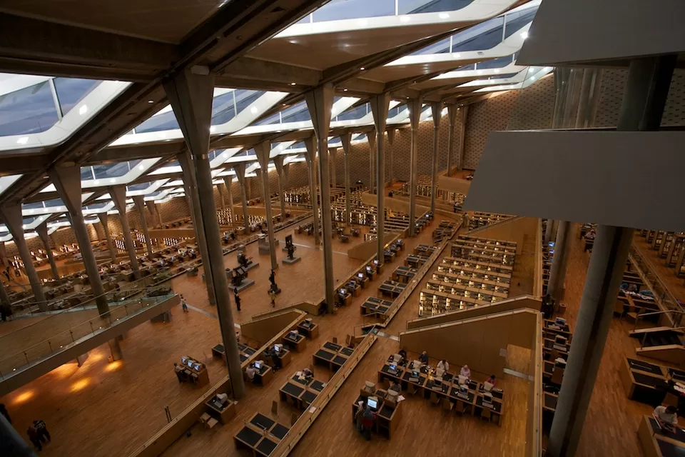 Photo of Bibliotheca Alexandrina, Al Azaritah WA Ash Shatebi, Qesm Bab Sharqi, Egypt by Amrita
