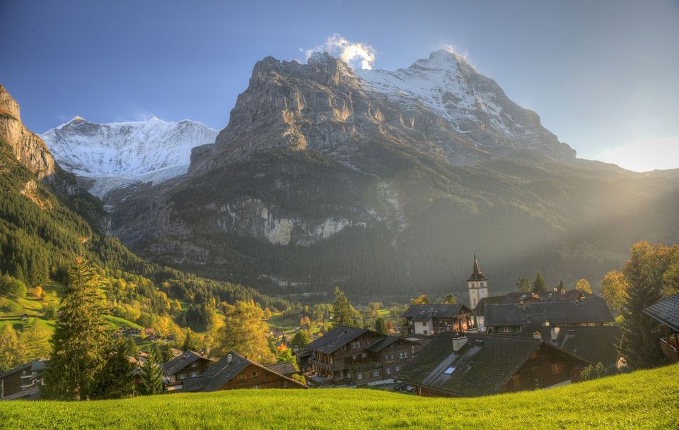 Photo of Grindelwald Railway Station, Dorfstrasse, Grindelwald, Switzerland by Amrita