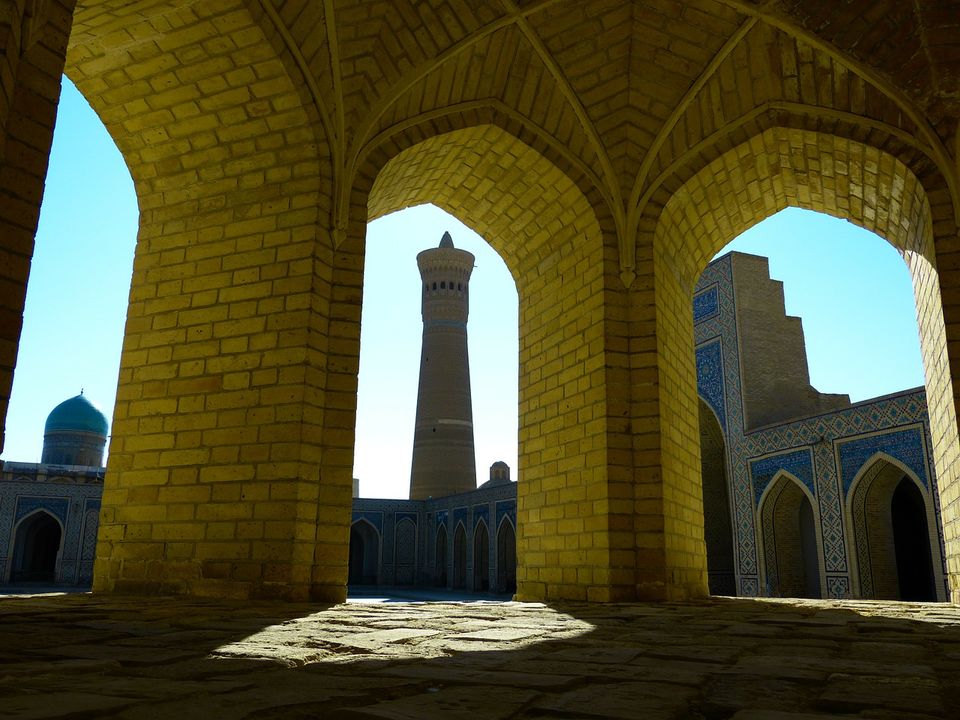 Photo of Chor Minor, Khodja Nurobobod Street, Bukhara, Uzbekistan by Amrita