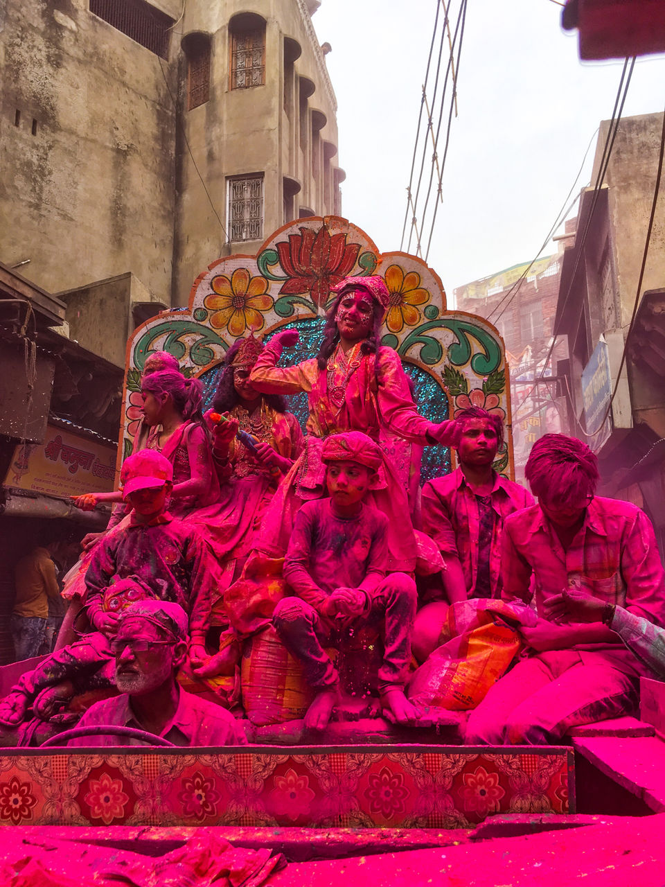 Photo of Holi in Vrindavan by Raji Selvakumar