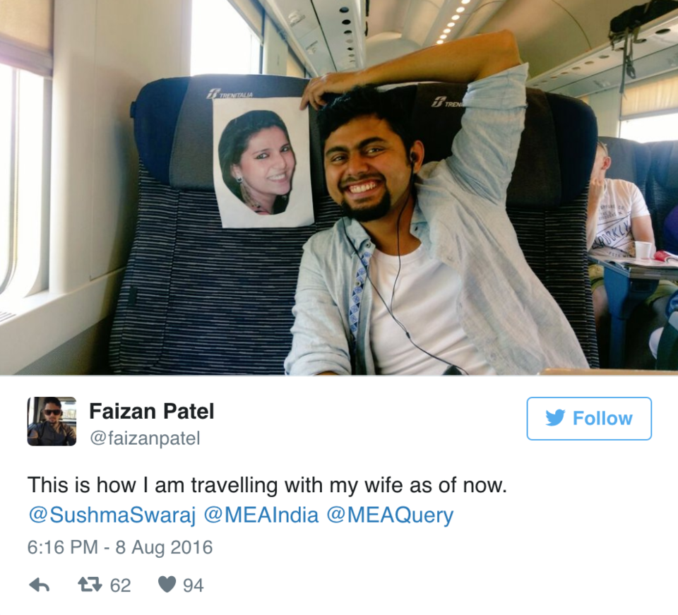 Photo of Sushma Swaraj Helps Wife Get Passport As Distressed Husband Goes Solo On Honeymoon 2/4 by Gunjan Upreti
