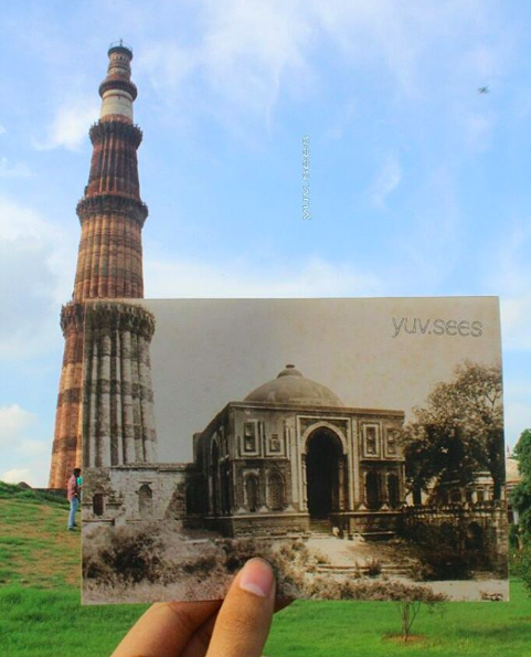 Photo of Delhi Based Photographer Beautifully Juxtaposes Old Photos Of Delhi Monuments With How They Look Now 3/9 by Gunjan Upreti