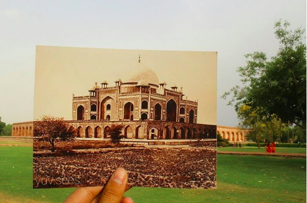 Photo of Delhi Based Photographer Beautifully Juxtaposes Old Photos Of Delhi Monuments With How They Look Now 6/9 by Gunjan Upreti