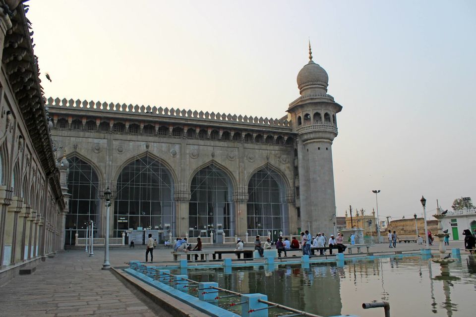 Photo of Mecca Masjid, Ghansi Bazaar, Hyderabad, Telangana, India by Aamir