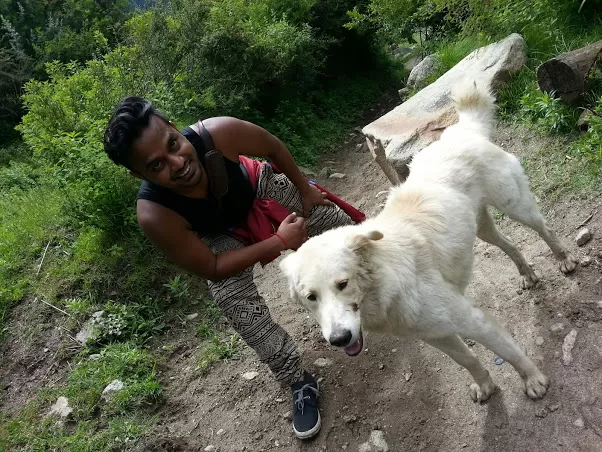 Photo of Our special trek mate by Heena Sharma