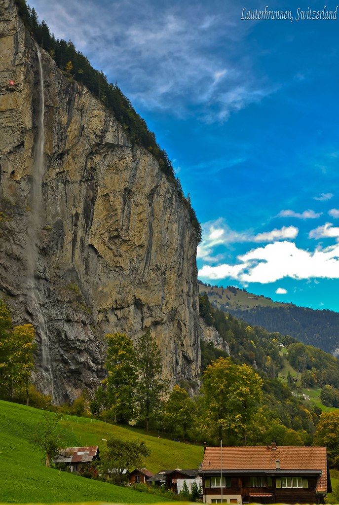 Photo of Staubbach Falls, Lauterbrunnen, Switzerland by ABHISHEK SANYAL
