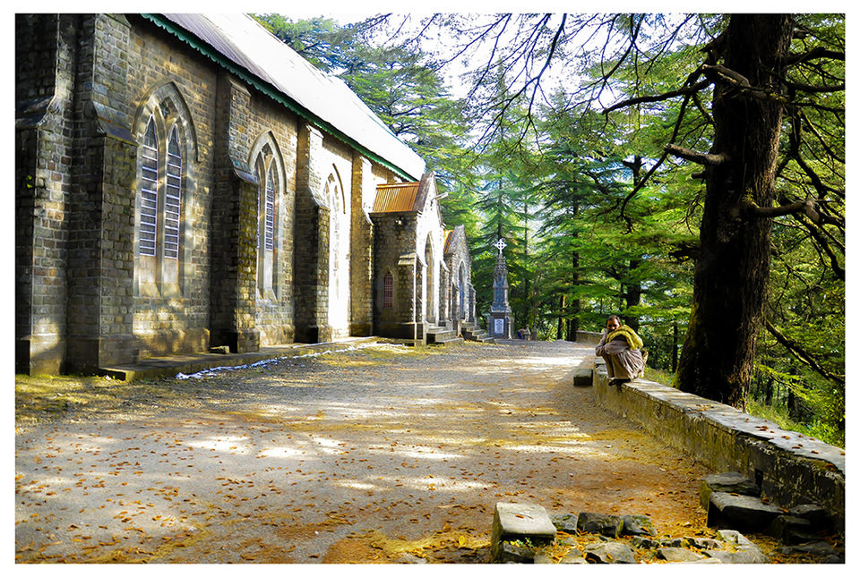 Photo of An old, beautiful Anglican church in the lap of Himalays 8/14 by Manoo J.
