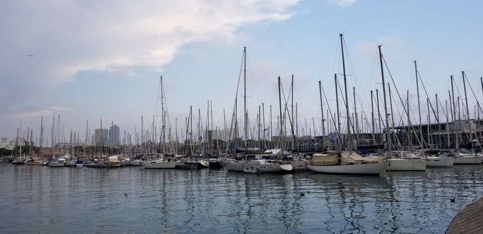Photo of Rambla de Mar, Barcelona, Spain by Moushumi Ghosh