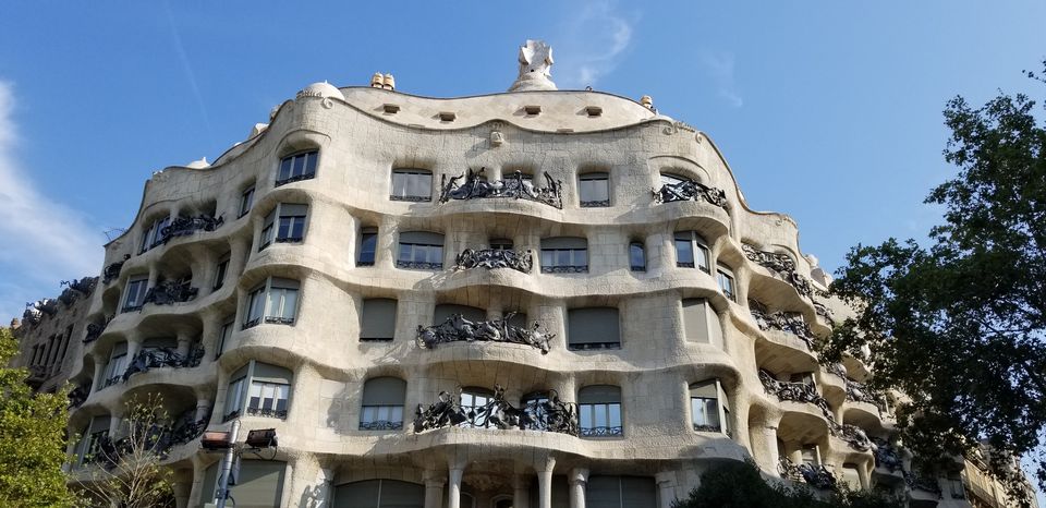 Photo of Casa Milà, Passeig de Gràcia, Barcelona, Spain by Moushumi Ghosh
