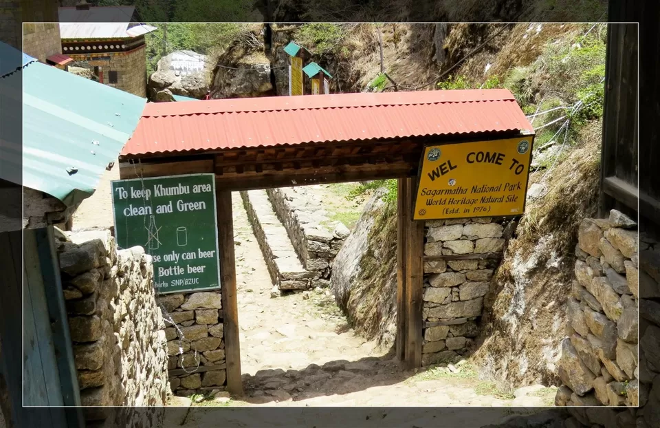 Photo of Sagarmatha National Park Jorsalle Entrance Gate, Lukla - Everest Base Camp Trekking Route, Khumjung, Nepal by Madovertravel