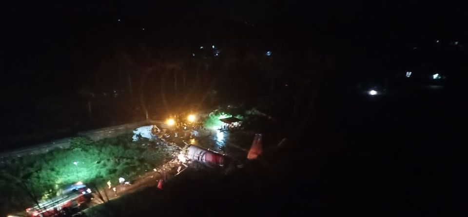 Photo of Air India Flight On Vande Bharat Mission From Dubai Crash Lands At Kozhikode Airport 1/2 by Debopriya Sarkar