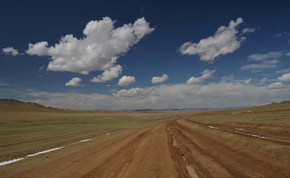 Photo of Khustai Mountains Road, Argalant, Tov, Mongolia by Yubanaswa Chakraborty