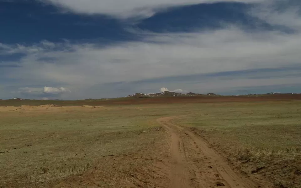 Photo of Khustai Mountains Road, Argalant, Tov, Mongolia by Yubanaswa Chakraborty