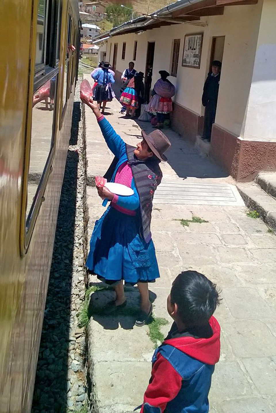 Photo of The high road in the Andes - taking a ride on Tintin's train. by Yubanaswa Chakraborty