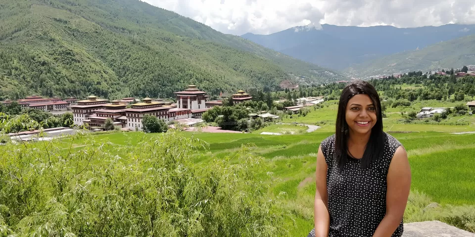 Photo of Tashichho Dzong, Chhagchhen Lam, Thimphu, Bhutan by Chaitali Chatterjee