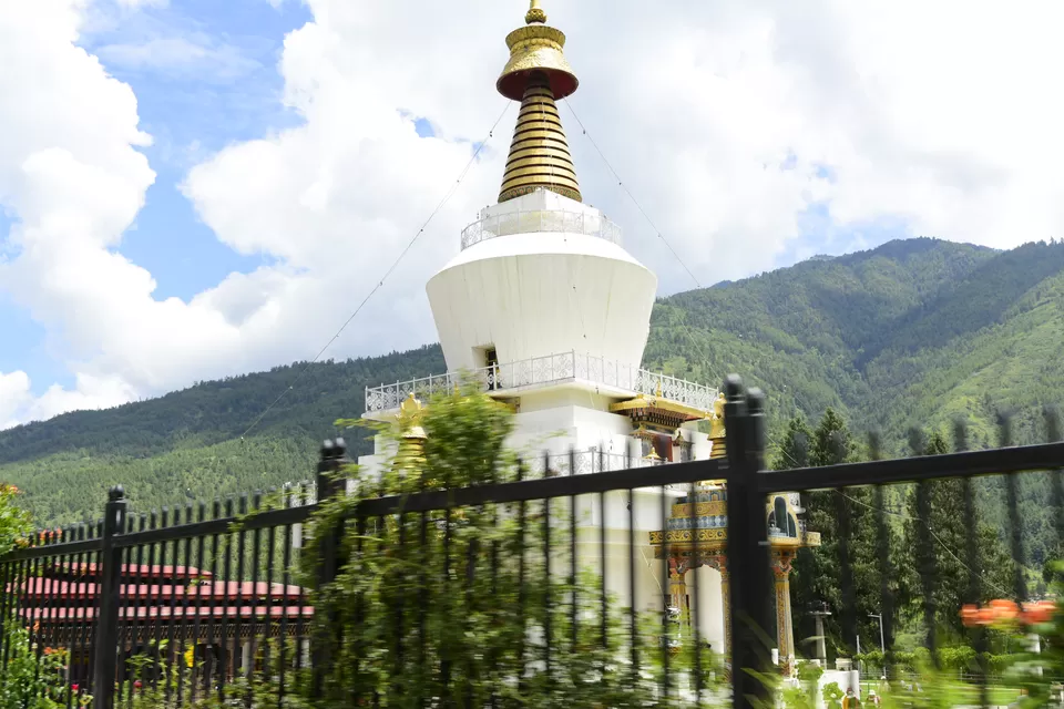 Photo of Memorial Chorten, Chhoten Lam, Thimphu, Bhutan by Chaitali Chatterjee
