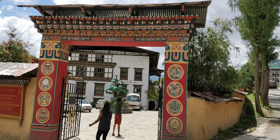 Photo of National Institute for Zorig Chusum, Thimphu, Bhutan by Chaitali Chatterjee