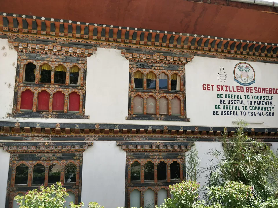 Photo of National Institute for Zorig Chusum, Thimphu, Bhutan by Chaitali Chatterjee