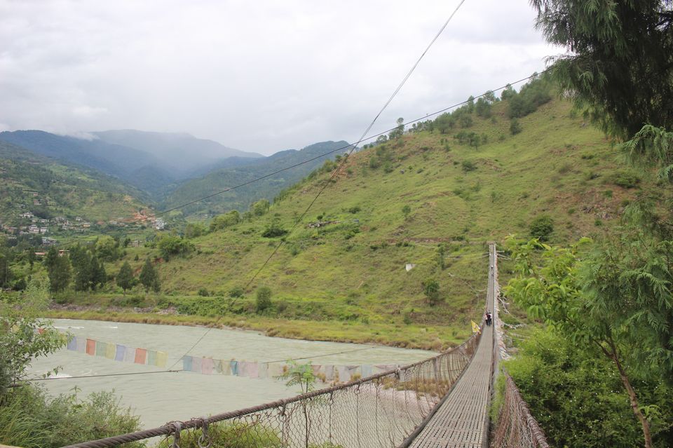 Photo of Punakha Suspension Bridge, Punakha, Bhutan by Chaitali Chatterjee